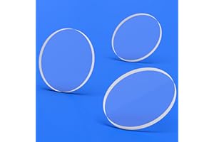 Dofiki 16mm Ersatz Laserlinse für Lasergravierer, untere Schutzlinsen, beschichtetes Mineralglas 16mm Linse für Diodenlaser-Modul (3Stk)