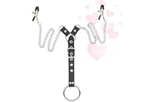 RiaKona Clip métallique Exclusif pour Hommes avec Anneau Multifonctionnel pour Les Jeux de Chambre.