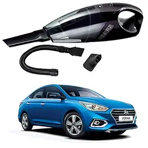 Oshotto - 100W Heavy Duty Super Suction 12V Car Vacuum Cleaner Compatible with Hyundai Verna - Black