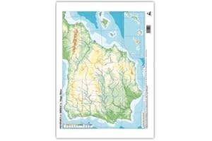 MAPA MUDO ESPAÑA FISICO PAQUETE 50 UNIDADES