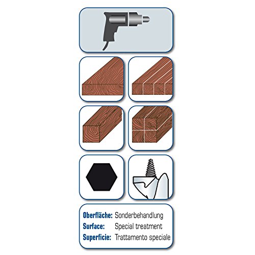 alpen CV Schlangenbohrer Form Lewis, Durchmesser 6 mm, L1 235 mm, L2 150 mm, 21600600100 - 6