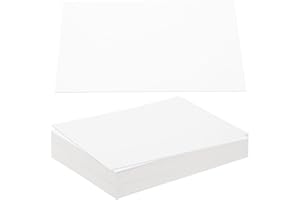 PATIKIL 7x5x0.06" Chipboard Sheets, 20Pcs 60PT Thick Book Board Binders Board Sturdy Bookbinding Supplies for Book Binding Cover, White
