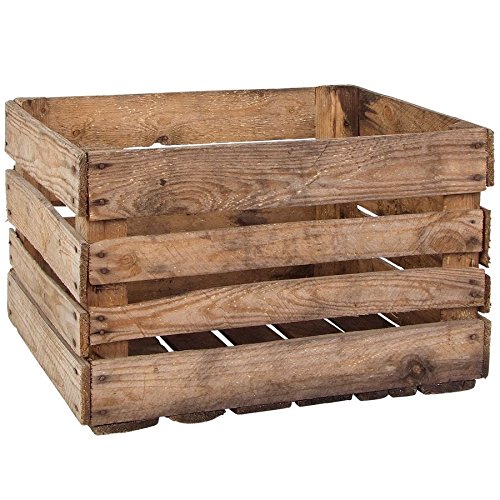 Deko-Holzkiste 50x41x31cm Obstkiste Beistelltisch Vintage Shabby Schuhregal - 2
