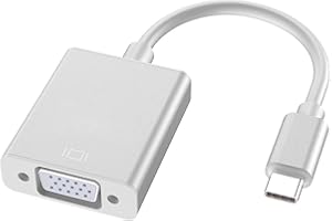 SRLWMYI USB C auf VGA Adapter USB Typ C [Thunderbolt 3/4 kompatibel] auf VGA Adapter für iPhone 1615 Plus Pro Max MacBook Air 2022 iPad iMac Samsung Galaxy Tab S9 S8 Dell XPS Surface Go 2 3 usw