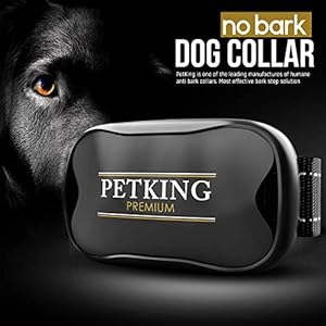 PetKing Premium Collar Antiladridos para Perros Pequeños y Grandes Collar Adiestramento Perros No Electrico Collares Anti ladridos Dispositivo Antiladrido Collare Entrenamiento Vibración