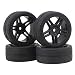 Produktbild BQLZR RC 1:10 On Road Racing Car-Sterne-Felgen Pfeil Grain Reifen 65mm 4er Pack