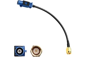 CJMUQHEHH Auto GPS Antennenadapter Kabel SMA Stecker auf Fakra Adapter 15cm Koaxialkabel für Auto Stereo GPS Navigationsempfänger für Auto, LKW, SUV GPS Navigation und Tracker, GPS Antenne Fakra