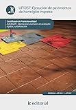 Ejecución de pavimentos de hormigón impreso. eocb0209 - operaciones auxiliares de acabados rígidos y urbanización