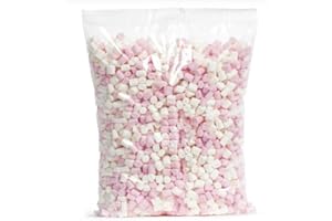 1kg Mini Marshmallows Bulk Bag – Baking, Cake Decorating, Sweet Bags & Hot Chocolate Topping By Healthy Home