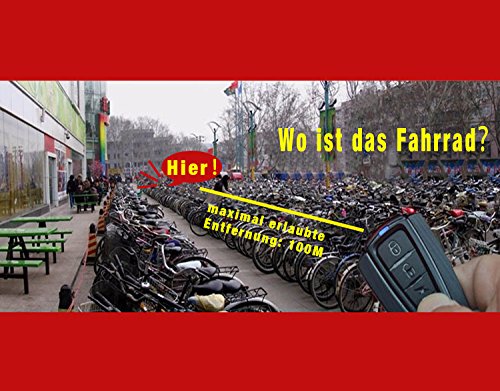 OUTERDO 3 in 1 Fahrrad Wireless Rücklicht Fahrrad Fernbedienung Alarmschloss Feste Position Mountain Bike Smart-Bell-COB-Endstück-Licht USB-Lade - 5