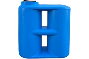 GIURGOLA Serbatoio Polietilene per acqua dimensioni compatte per spazi stretti mod. TWIN 500 litri Made in Italy