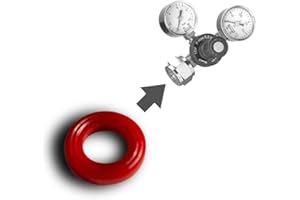 SPRUDELUX Joint pour adaptateur de CO2 pour bouteilles de 425 g, pour systèmes de gazéification, gazéificateur, convient également pour une utilisation en aquarium