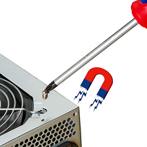 WORKPRO 37-tlg. Schraubendreher-Set mit Bitsatz, für Rauchmelder, Reinigungswerkzeuge, Tapeten, Akkuschrauber, Werkzeugkoffer, Gartenwerkzeug - 5