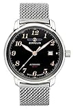 Zeppelin Herren-Armbanduhr LZ127 Graf Analog Automatik Edelstahl 7656M2