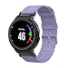 Produktbild Womdee Kompatibles Garmin Forerunner 235 Armband, Premium Canvas Fabric Ersatzband für Garmin Forerunner 220/230/235/630/620 / 735XT / Approach S20 / S5 / S6 Smart Watch Lila