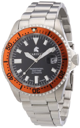Carucci Watches Herren-Armbanduhr XL Analog Automatik Edelstahl CA2185BK-OR Carucci Watches Herren-Armbanduhr XL Analog Automatik Edelstahl CA2185BK-OR