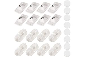 YPLonon Roulettes Pivotantes Autocollantes 16PCS Mini Roulettes pour Meubles Rotation à 360 Degrés avec Autocollants pour Meubles Boîte de Rangement Étagères à Chaussures Poubelle Bricolage