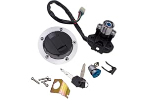 Baceyong Interruttore di accensione Kit chiave di blocco del coperchio del serbatoio del gas del carburante per Su'zu'ki SV1000 SV1000S SV650 SV650A SV650S SV650SF GSXR 600 750