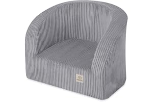 MISIOO Premium barnfåtölj för barn, stabil och mjuk, från 1 år, 40 x 53 x 36 cm, Corduroy