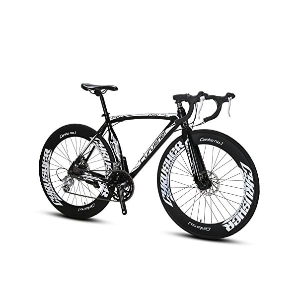 €316.00 Extrbici XC700 Sport Racing Road Bike PRO 700 CX700 MM Ruota 56 cm  Leggero Telaio in Lega di Alluminio 14 velocità Shimano 2300 Shift Gears  Uomo Strada Bicicletta Doppio Freni a Disco Meccanici - bikewebshop.it