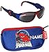 Produktbild 2 tlg. Set _ Sonnenbrille & Brillenetui - " ultimate Spider-Man " - incl. Name - 4 bis 8 Jahre - 100 % UV Schutz - Kinderbrillenetui / extrem stabil - Etui für Brille oder andere Kleinigkeiten - für Kinder Jungen - mit Reißverschluß / Spiderman Spinne Amazing / Kinderbrille - kleine Tasche für Utensilien