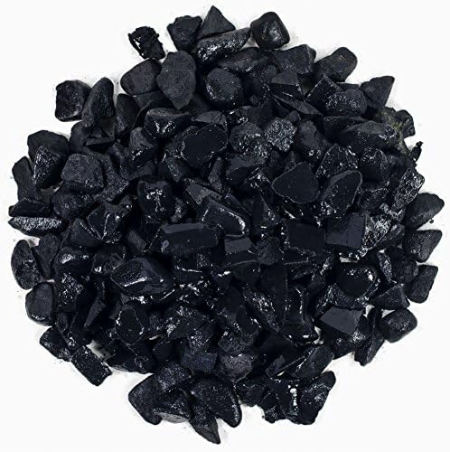 Hypnotic Gems Materials: 1/4 lb Bulk Rough Shungite Stones from Russia - Natural Raw Rough Gemstone Supplies for Wicca, Reiki, and Energy Crystal Healing *Wholesale Lot*