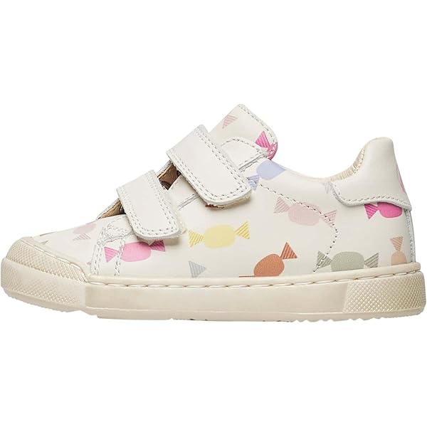 Naturino EINDHOVEN - Babyschoenen - weiß grau/crème Naturino EINDHOVEN - Babyschoenen - weiß grau/crème