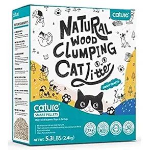 Cature Care by Nature Smart Pellets Natural Wood Clumping Cat Litter (Smart Pellets, 6L)