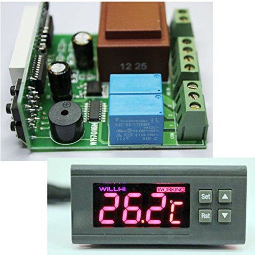 4 Stellige LCD Anzeigen Digital Temperaturregler WH7016C - 7