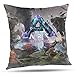 Produktbild SWEUoYKo 50X50 cm Pillow Case ARK Survival Evolved Muster Home Decor Square Dekokissen Fall Twin Seiten gedruckt Kissenbezug 20"x20" Kissenbezug (Nur Abdeckung Keine Einfügung)