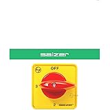 Salzer Electronics Rotary Switch, 63Amps, Phase Selector 1 POLE 3 WAY TH OFF (Cat no: 61060PIB03TDYR)