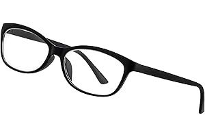 LEXXOO - Stylische Lesebrille mit Federscharnier in +2,5 Dioptrien in Schwarz - Klare Sicht dank hochwertiger Gläser – Leichtes und modernes Design - Fertiglesebrille für angenehmes Lesen und Arbeiten