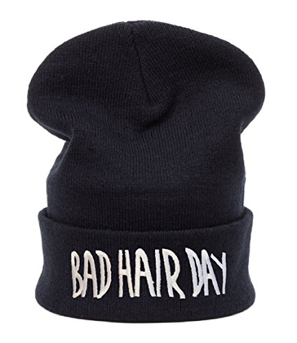 Gorro de invierno de punto de lana con inscripción 