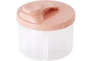 YMHAPP Pink Milk Powder Box,Baby Milk Powder Storage Container,Portable Four, Compartment Milk Powder Dispenser Milk Powder Dispensers