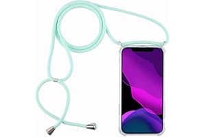 2ndSpring - Carcasa con Collar Compatible con Huawei P30, Gargantilla y cordón Colgante, Color Verde