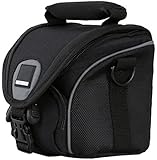 Foto-tasche klein schwarz - passend f&uuml;r Nikon Coolpix B500 L330 L340 L840 Canon Powershot SX530 SX540 HS