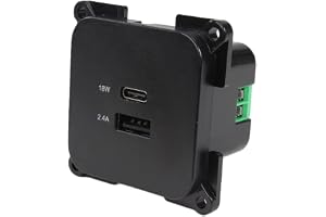 Generisch C-Line Presto Inprojal CBE USB A och C-uttag 12/24 volt husbil husvagn