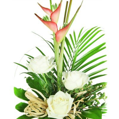 Exotische Blumen zum Geburtstag - Blumenstrauß Heliconia