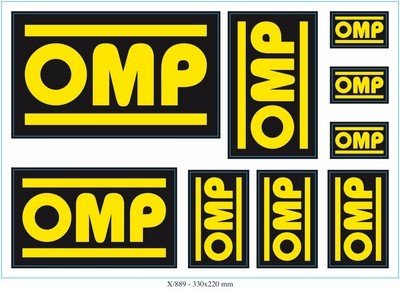 9 OMP ADHESIVOS SET DIFERENTES MEDIDAS