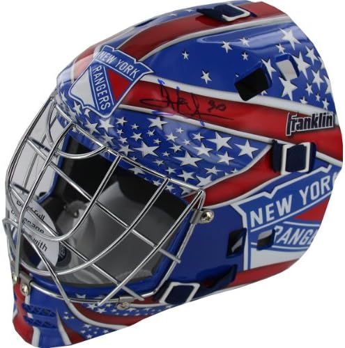 NHL New York Rangers Henrik Lundqvist Autographed Helmet