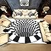 Produktbild Gaddrt Dekorativer Teppich Shaggy Fluffy Anti-Rutsch-Bereich 3D Teppich Esszimmer Teppich Home Schlafzimmer Bodenmatte (C 60x90cm)