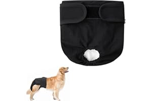 Aomig Couches pour Chiens, Couches Chien Lavable, Réutilisables Incontinence Culottes Hygiéniques, Culotte Protection Confort Nappy Lors des Périodes Physiologiques pour Petits