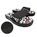 Produktbild Supertop Akupressur Fußmassagegerät Yoga Fitness Massage Hausschuhe Acupoint Massage Ball Hausschuhe Schuhe Reflexzonenmassage Sandalen für Männer und Frauen