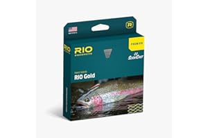 RIO PRODUCTS Rio Premier Gold Fly Line Mouches faciles à Lancer de Taille 2 à 22, Ligne de pêche complète Ultime avec Performance Ultra Lisse