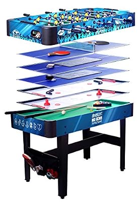 Devessport PL Ociotrends – Table multijuego 7 en 1, 120 x 61 x 82 cm