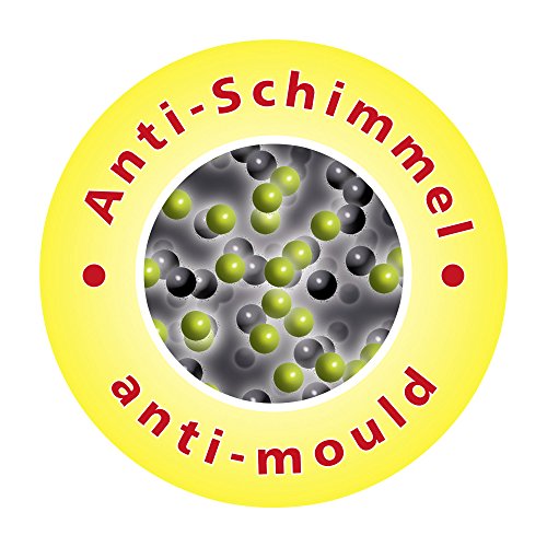 WENKO 8199100 Anti-Schimmel Duschvorhang Silhouette – Anti-Bakteriell, waschbar, mit 12 Duschvorhangringen, 100 % Polyester, Mehrfarbig - 5