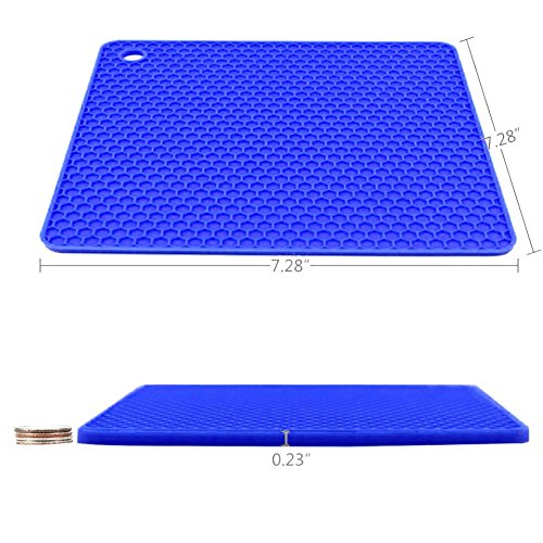 YIAN Topfuntersetzer 5 Stück Silikon Topflappen Topfschoner multifunktional und hitzebeständig - 5