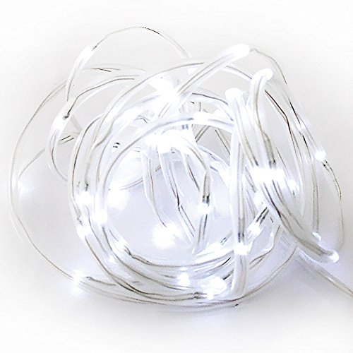 Preisvergleich Produktbild LED Solar Lichtschlauch - Lichterkette 7 m mit 50 LEDs