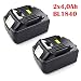 Produktbild Neu 2 Stück Makita BL1840 196399-0 Lithium-Ionen-Akku / Li-Ion-Akku, 18 V, 4 Ah ersetzen