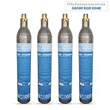 Neues Wasser Group 4 x SPRUDELUX® CO2 Zylinder CO2 Flasche geeignet für Trinkwassersystem GROHE Blue Home! Neu und mit CO2 gefüllt!